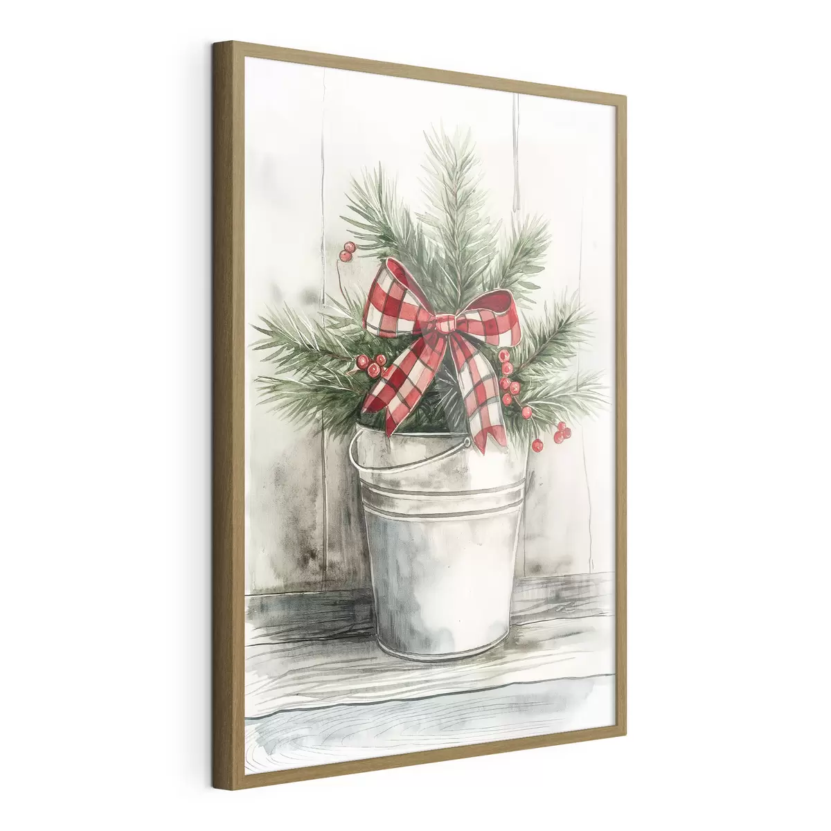 Poster Weihnachtsbaum im Topf f46608