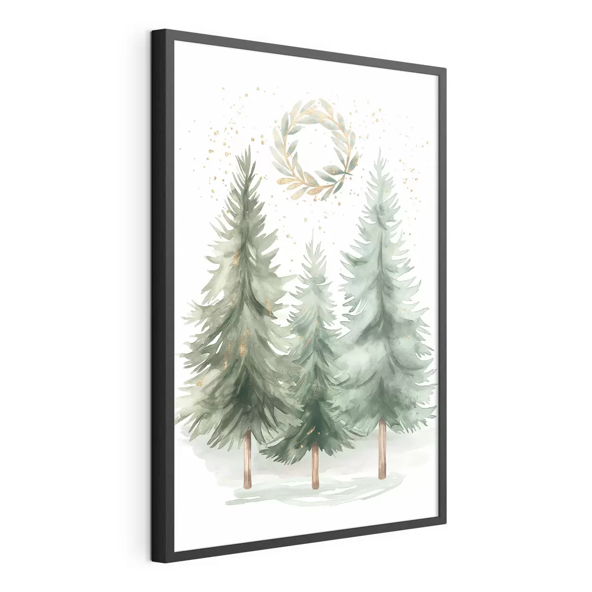 Poster Weihnachtsbäume f46609
