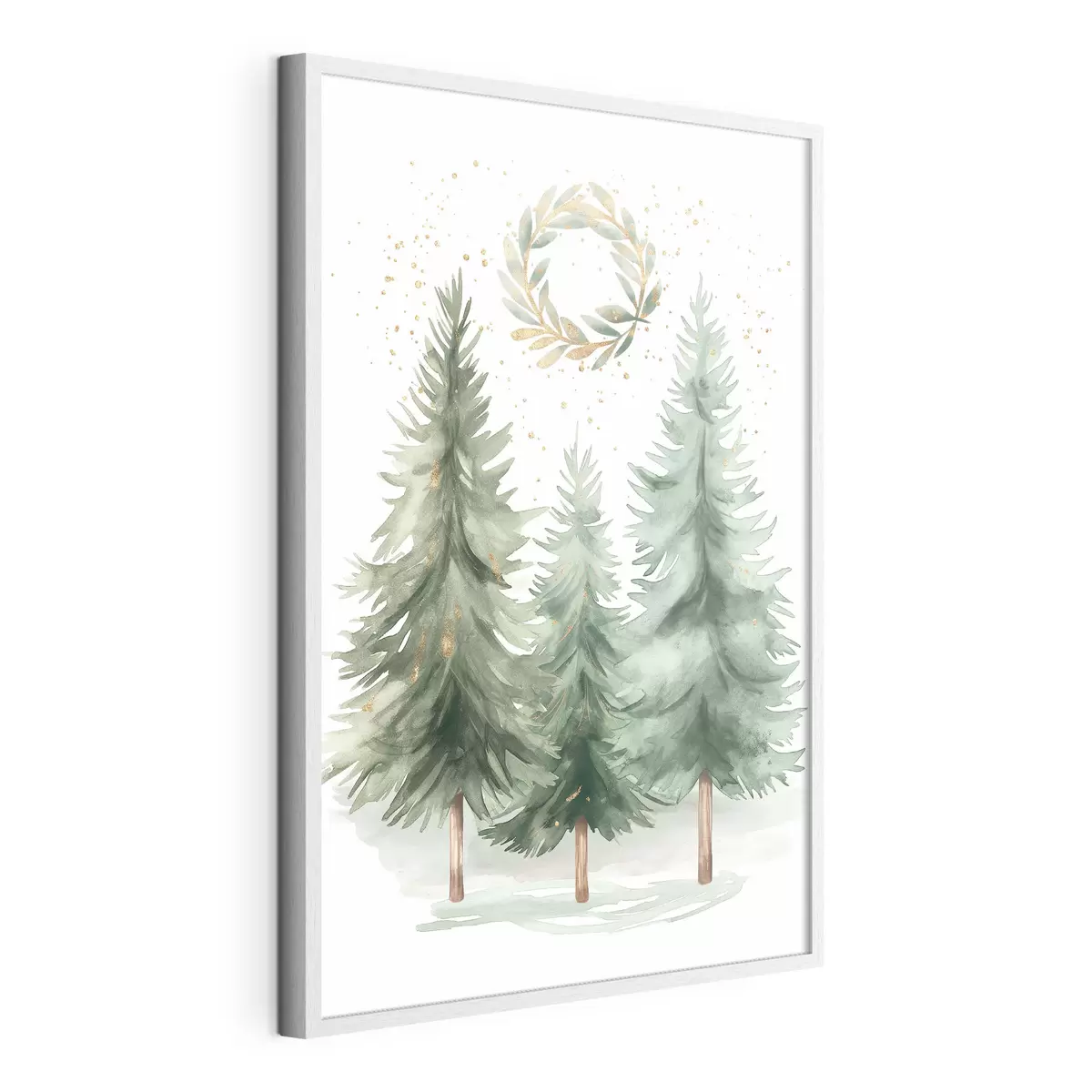 Poster Weihnachtsbäume f46609