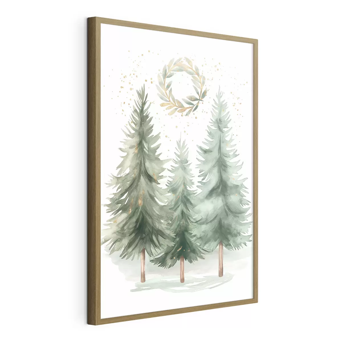 Poster Weihnachtsbäume f46609
