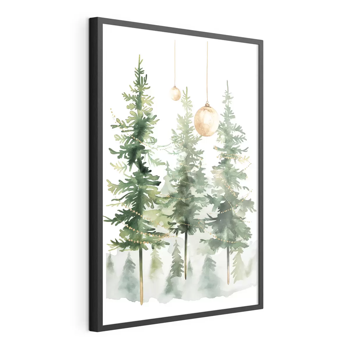 Poster Weihnachtsbäume f46611