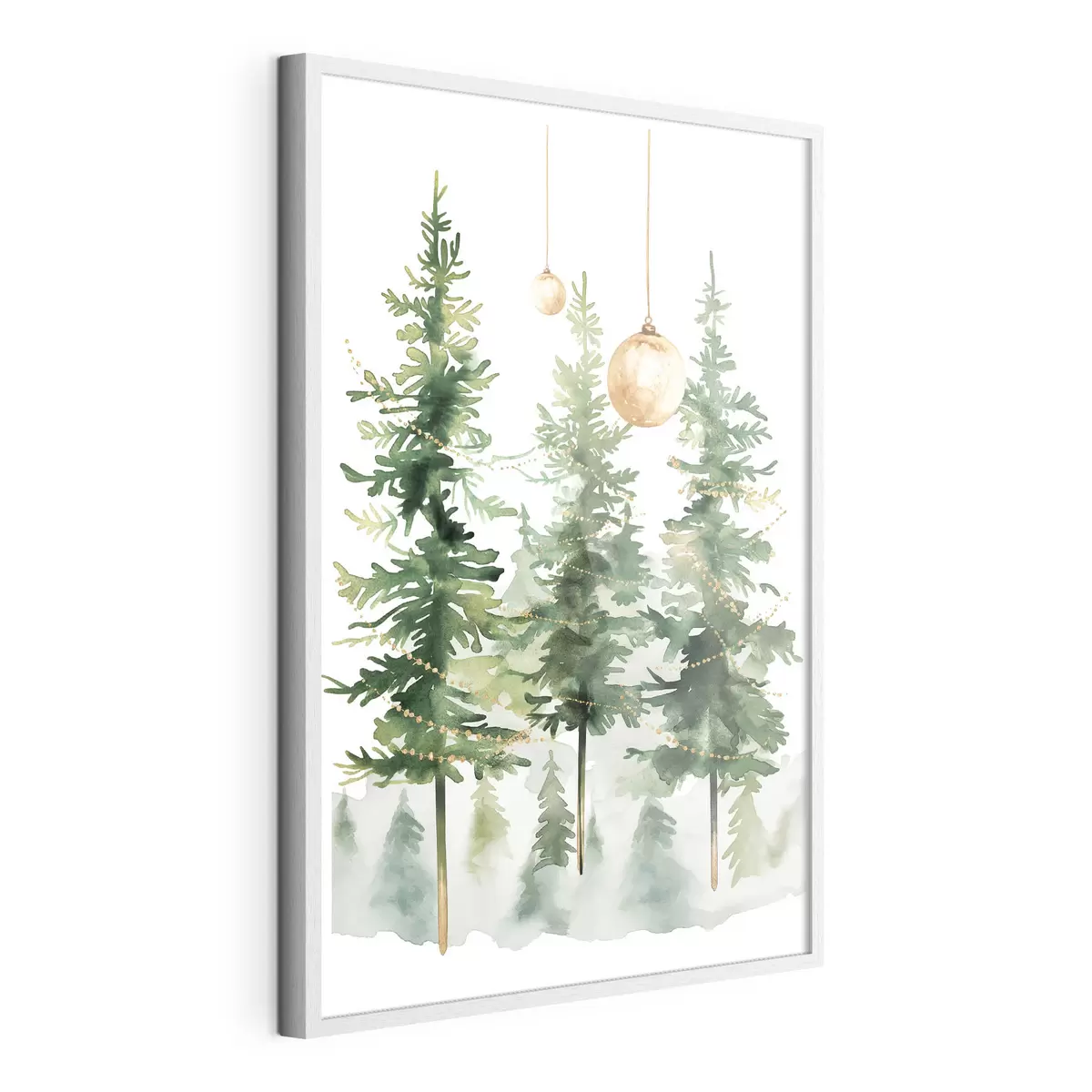 Poster Weihnachtsbäume f46611