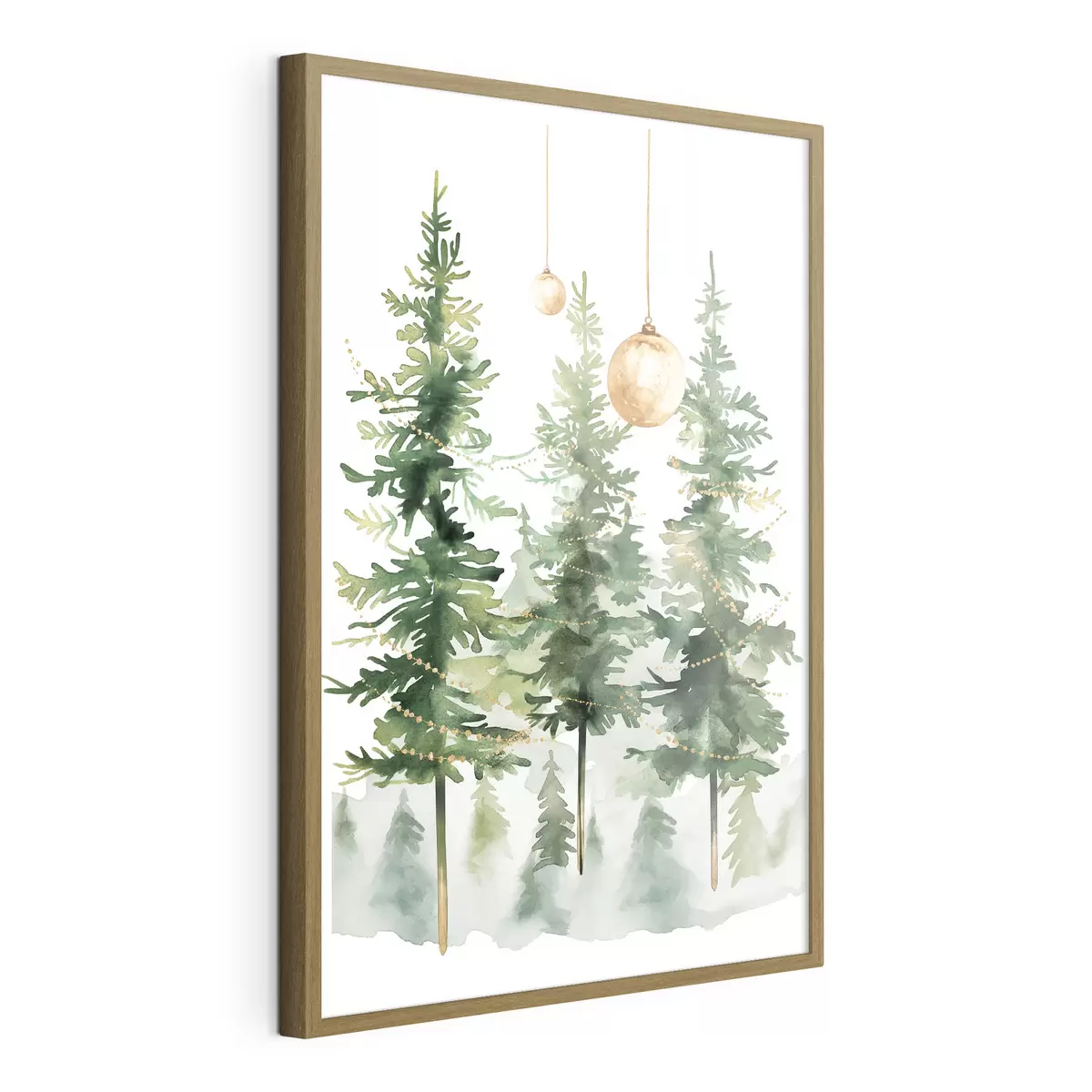 Poster Weihnachtsbäume f46611