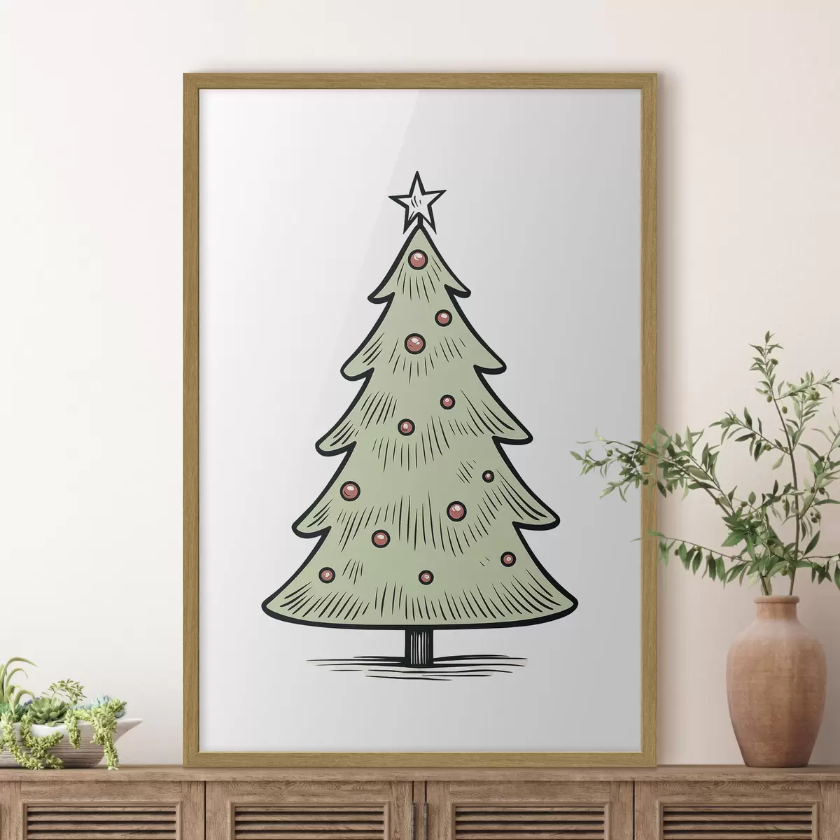 Poster Weihnachtsbaum f46616