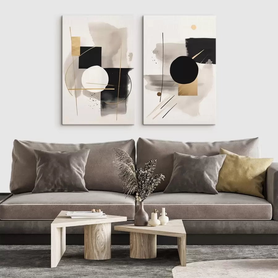 Fototapete Abstraktionen mit Formen m00940