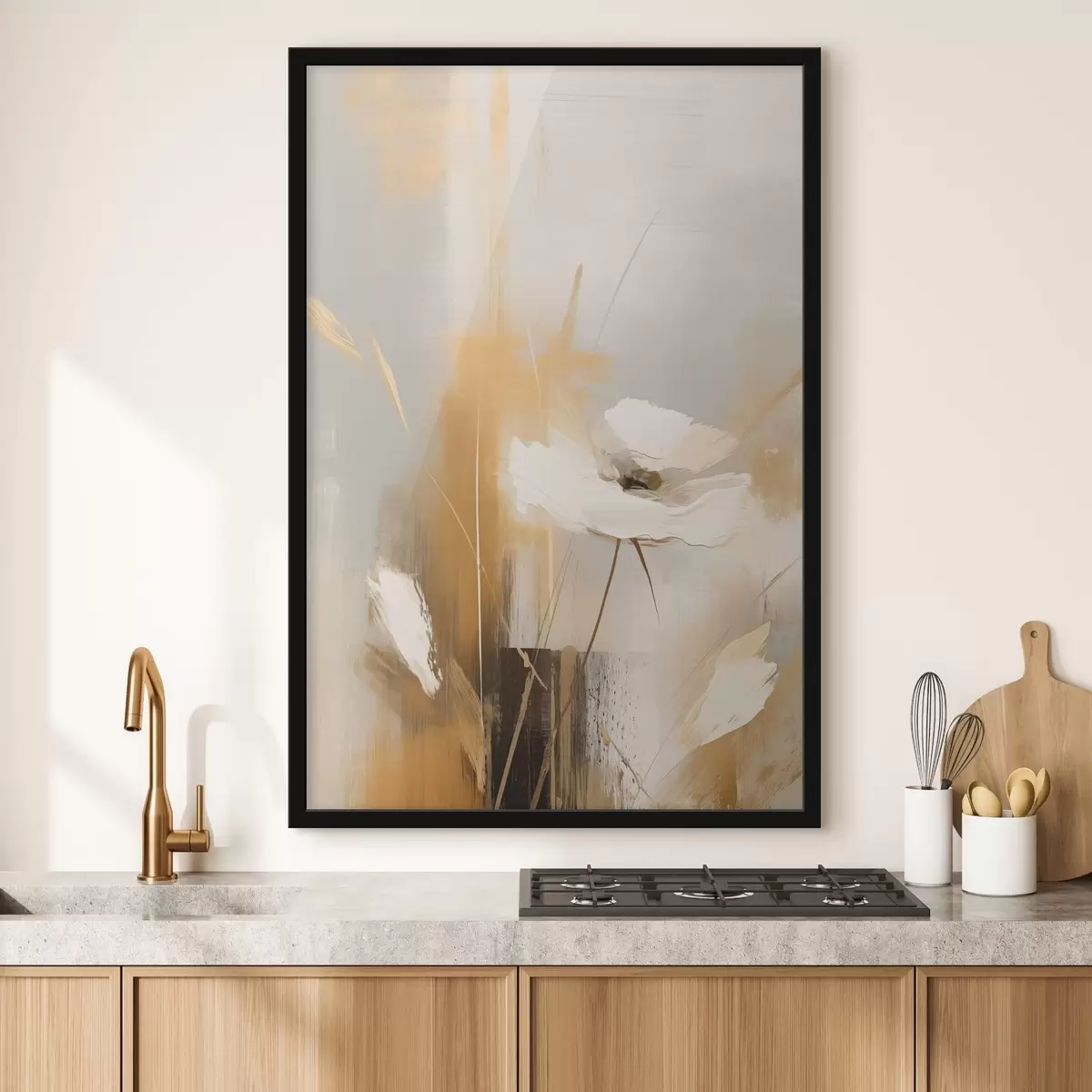 Poster Abstrakte Wildblume f46453