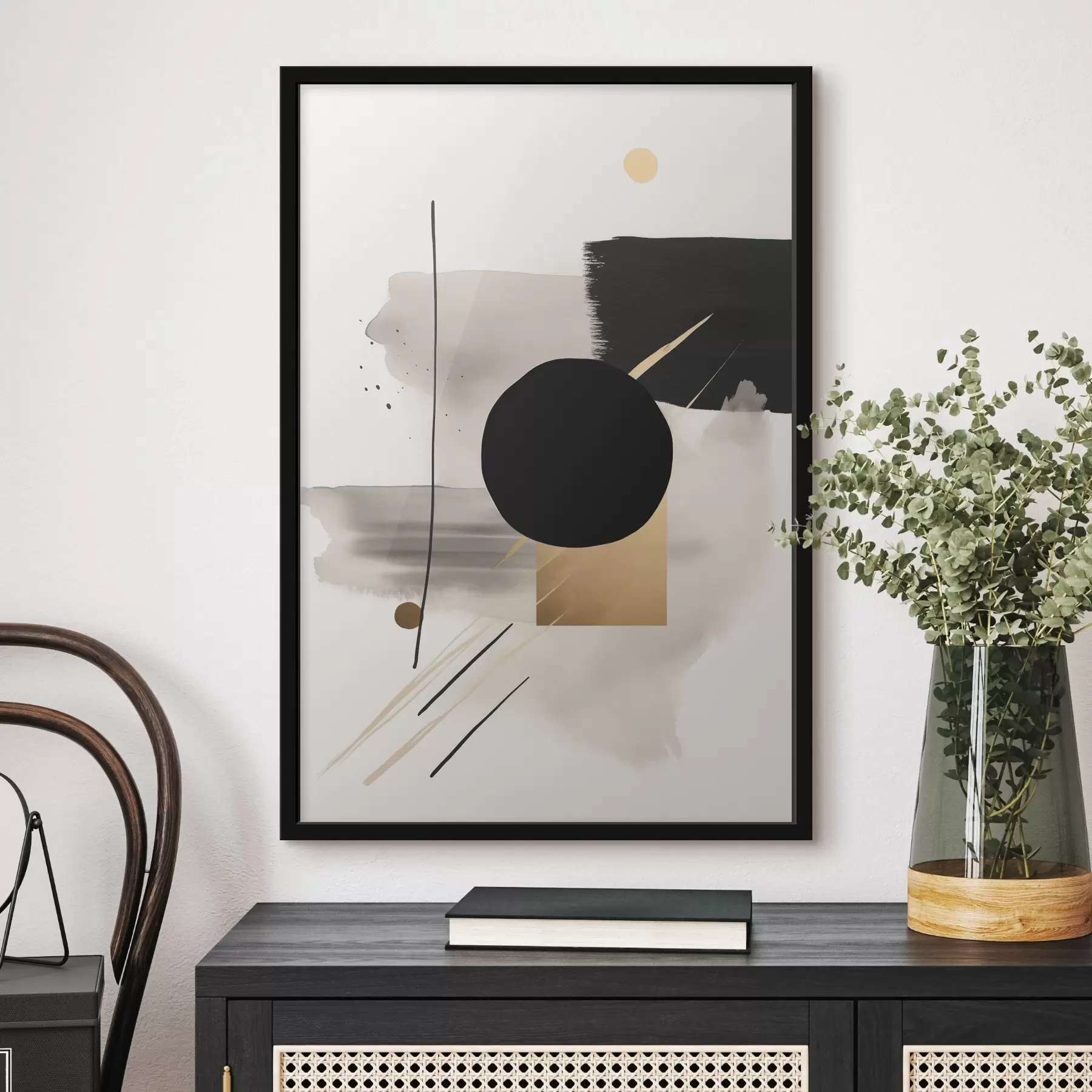 Fototapete Abstraktionen mit Formen f46572