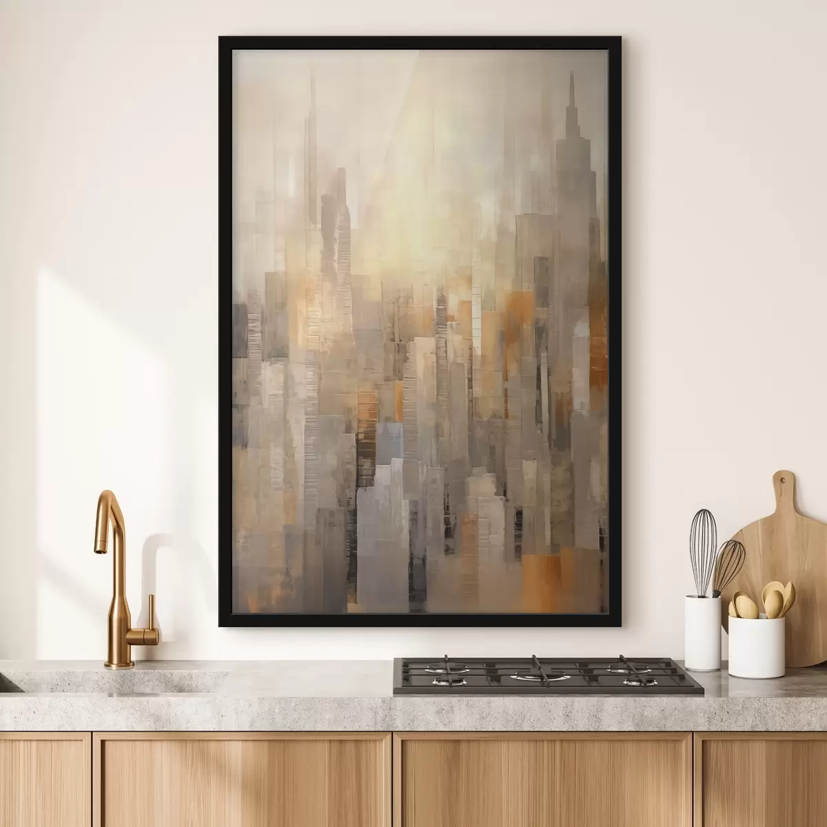 Poster Abstraktes Stadtbild f46580