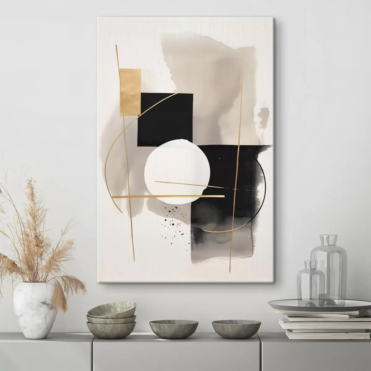 Fototapete Abstraktionen mit Formen s46573