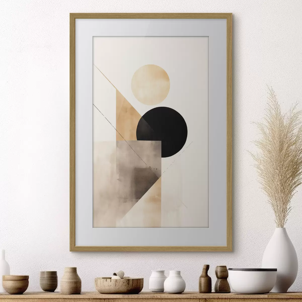 Poster Geometrie und Freiheit f46532