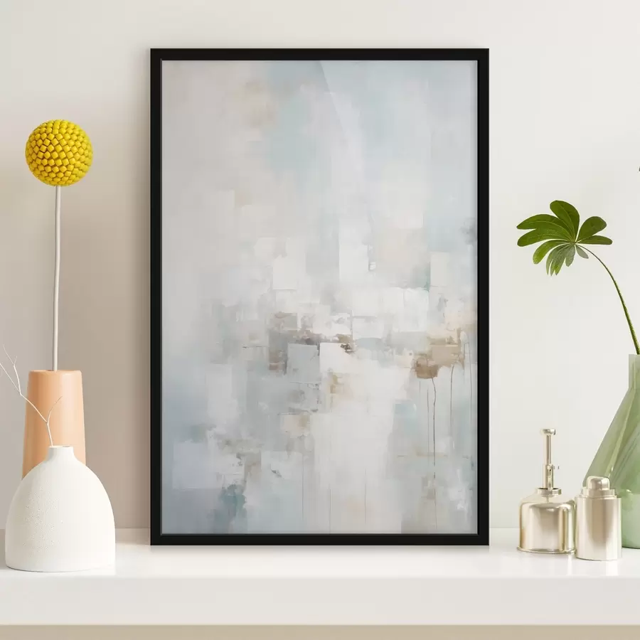 Fototapete Helle Pastellfarben: Blau, Beige, Weiß f46546