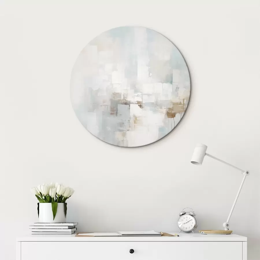 Fototapete Helle Pastellfarben: Blau, Beige, Weiß r46546