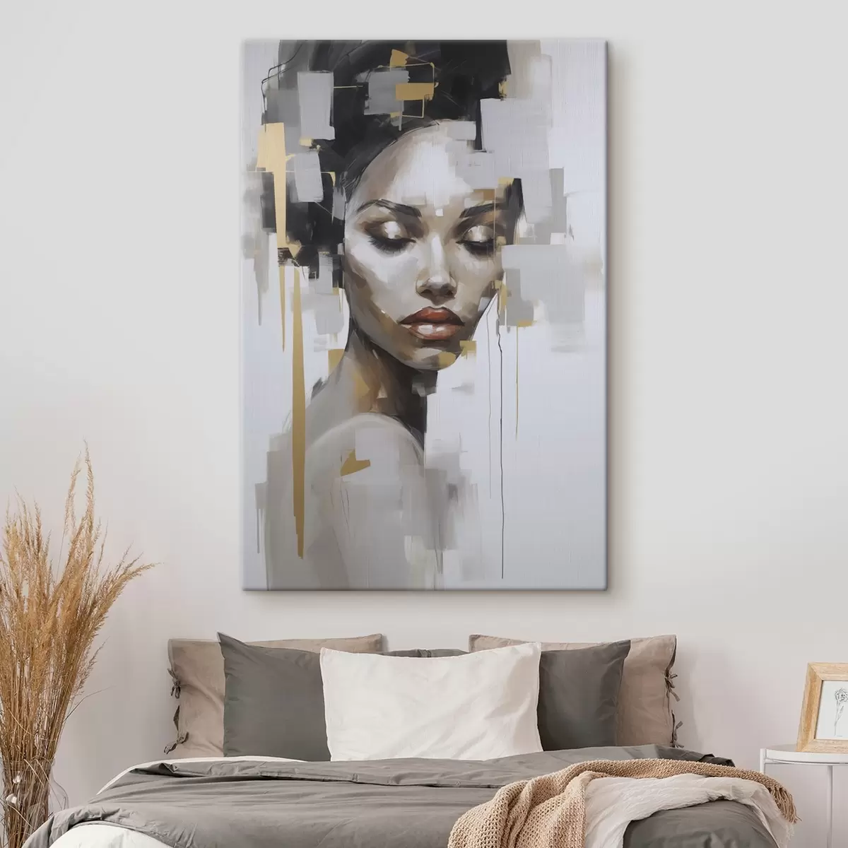 Fototapete Abstraktes Porträt s46676