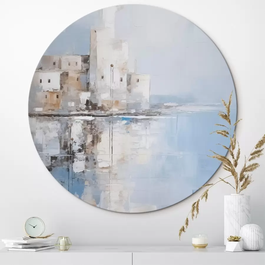 Fototapete Abstrakte Landschaftsimitation in der Malerei r46674