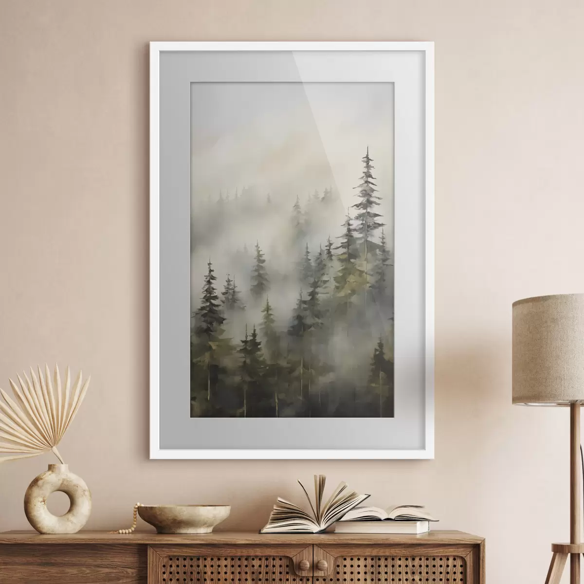 Poster Wald und Sanftheit f46671