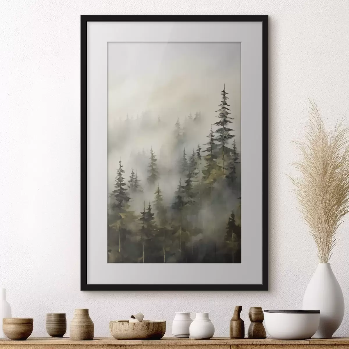 Poster Wald und Sanftheit f46671