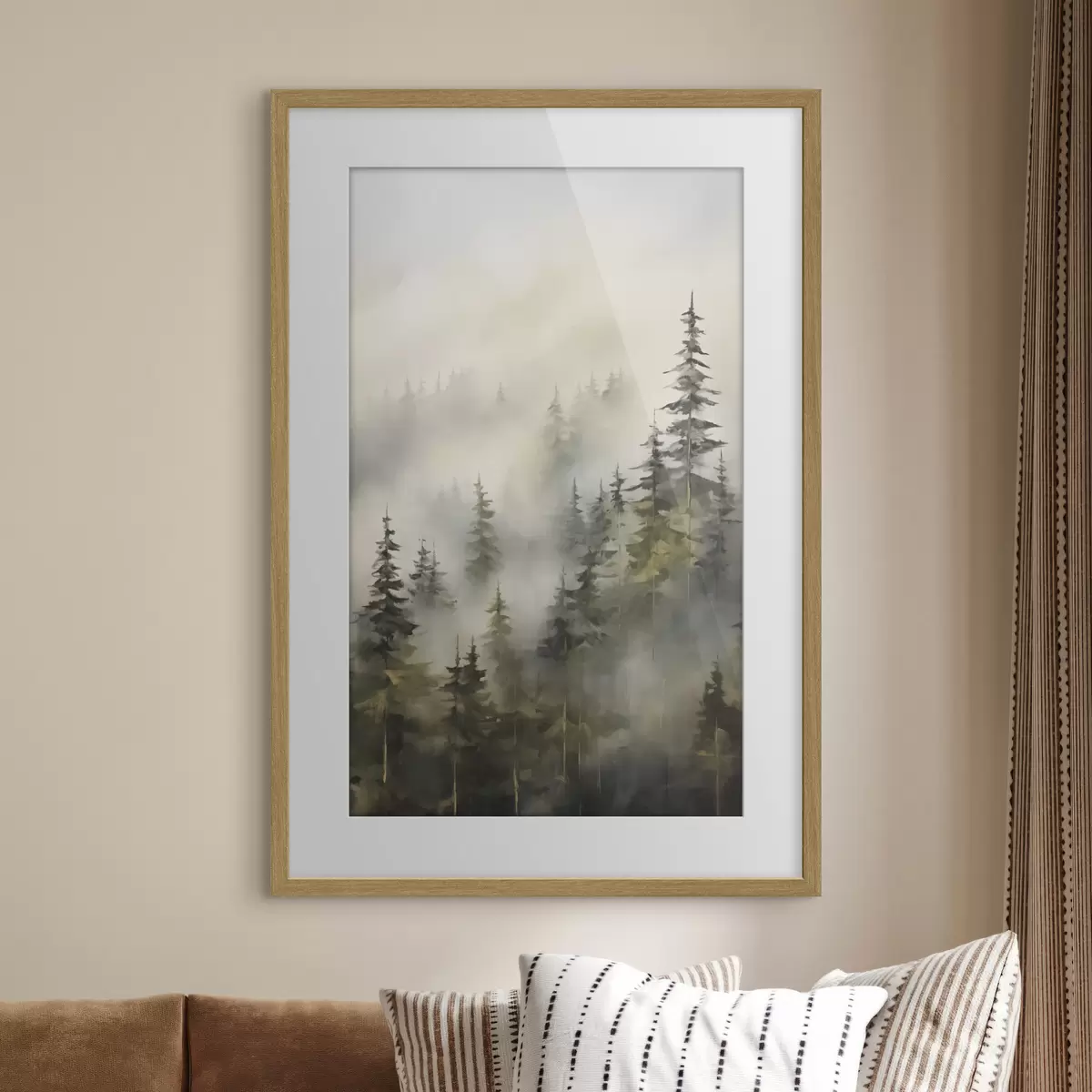 Poster Wald und Sanftheit f46671