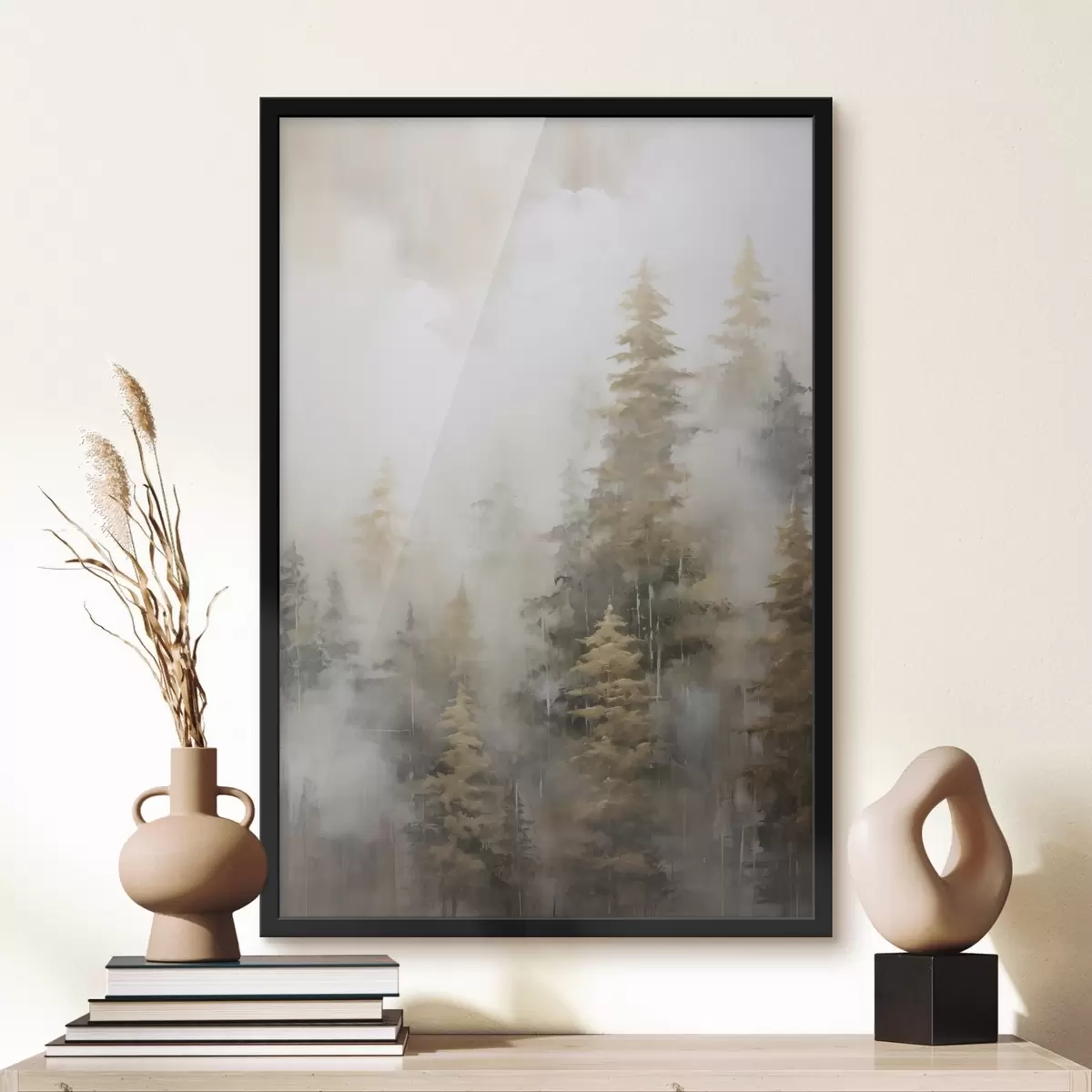 Poster Waldimitation in der Malerei f46672