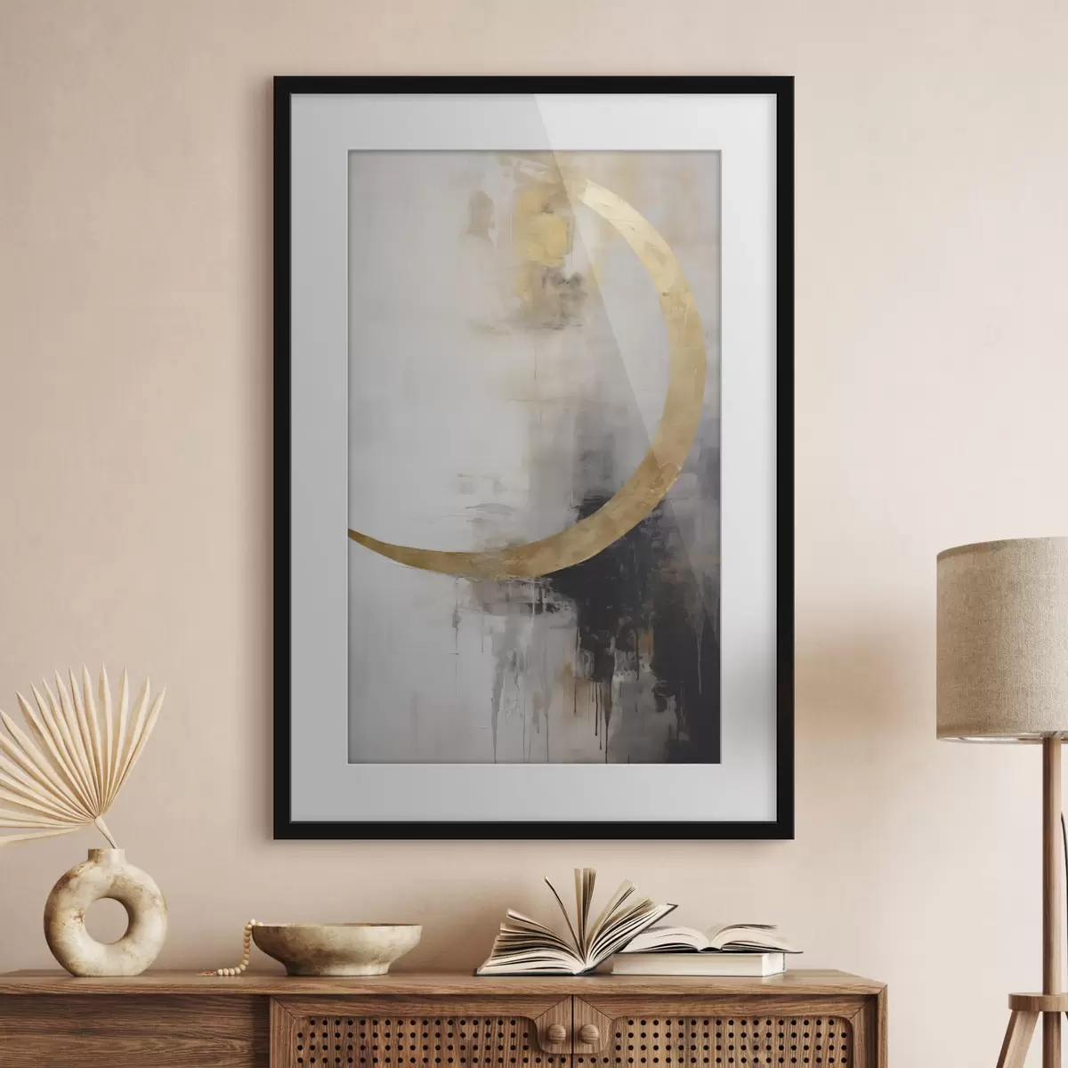 Poster Abstraktion Nachahmung der Malerei f46675