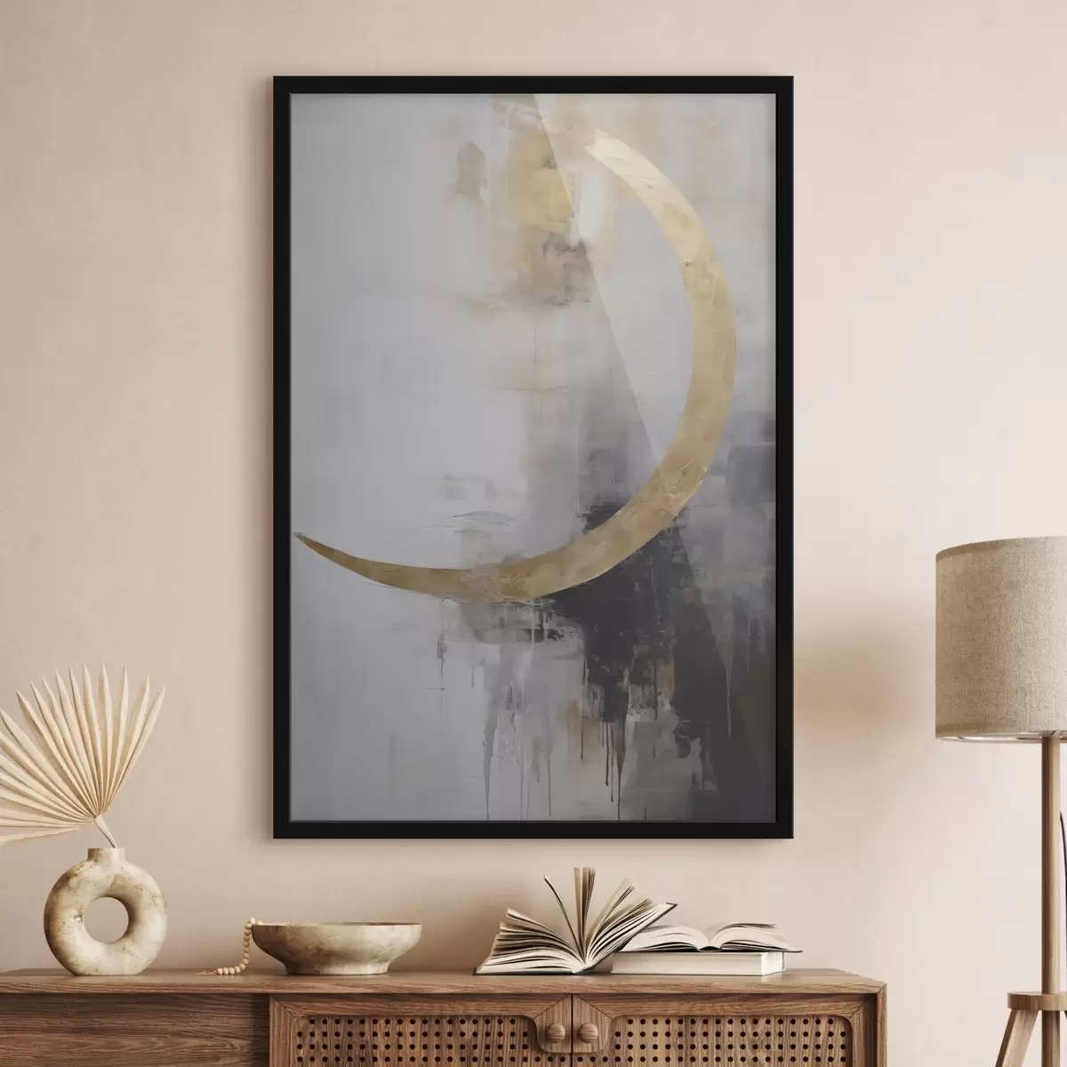 Poster Abstraktion Nachahmung der Malerei f46675