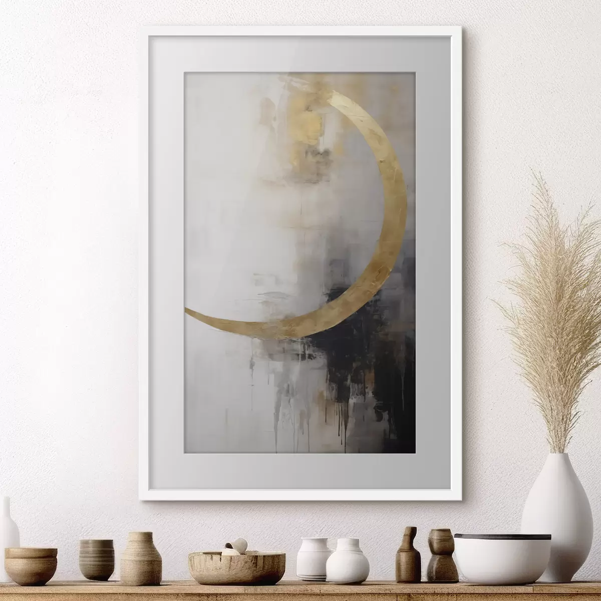 Poster Abstraktion Nachahmung der Malerei f46675