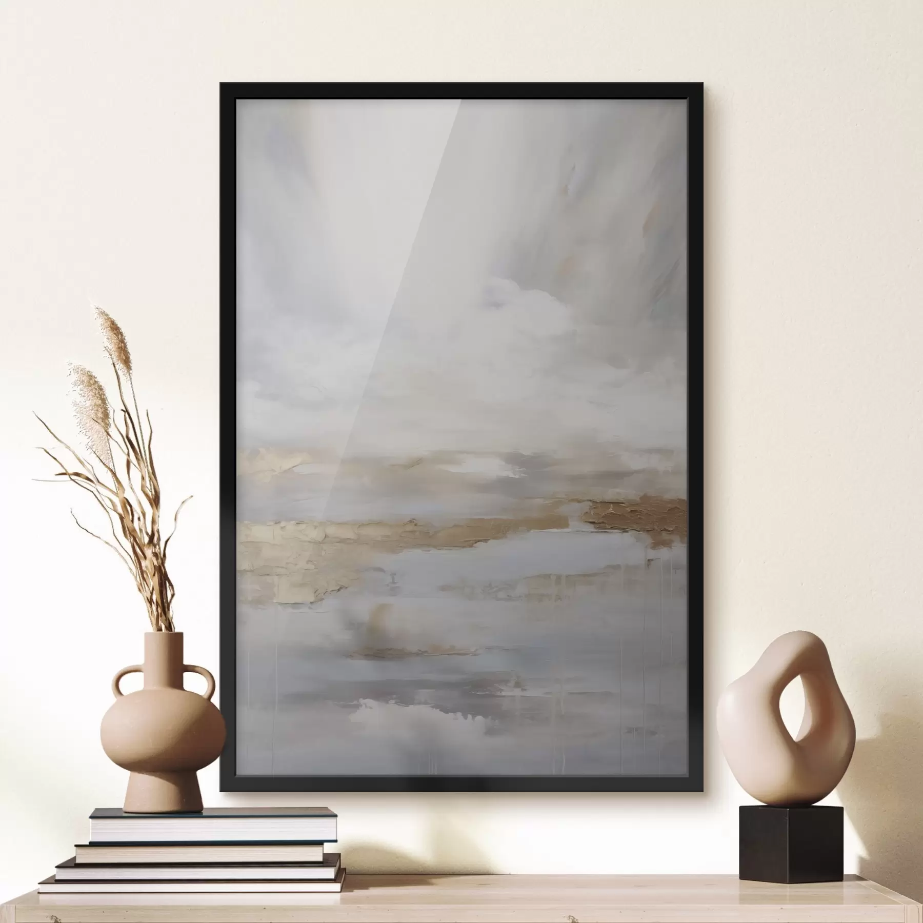 Fototapete Abstrakte Komposition, Nachahmung der Malerei f46678