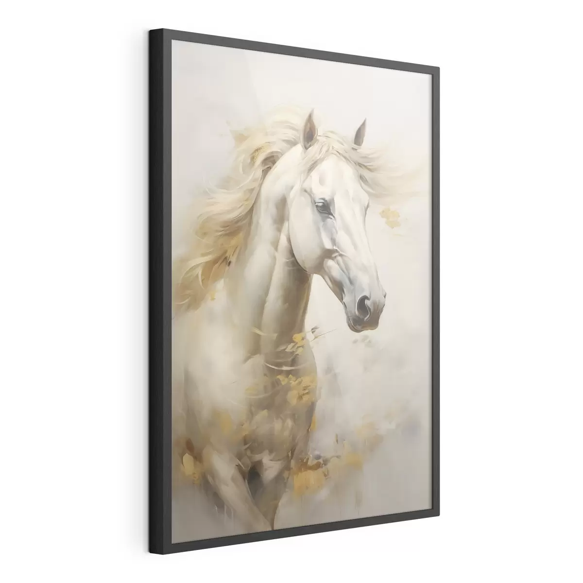 Poster Pferd imitiert Malerei f46680