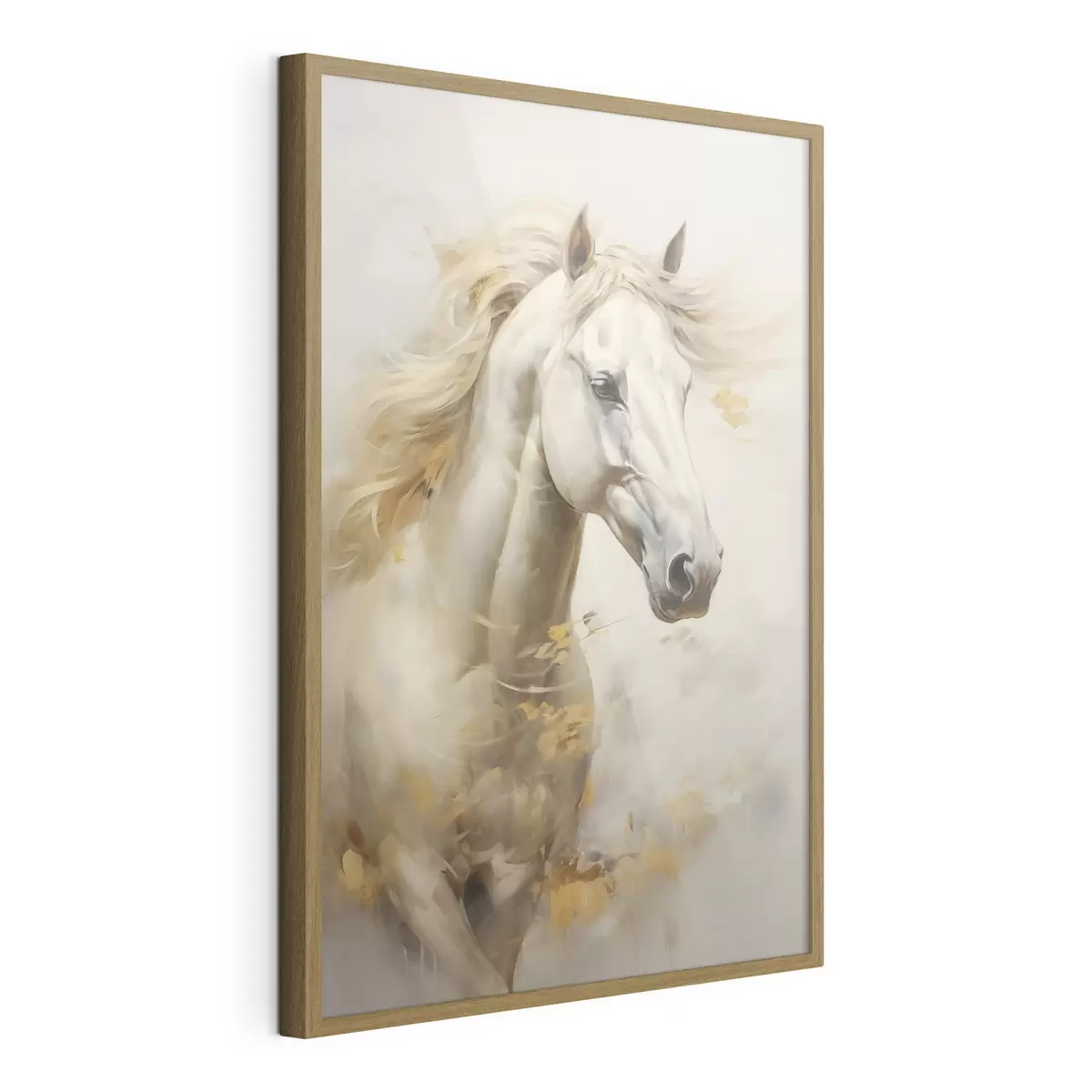 Poster Pferd imitiert Malerei f46680