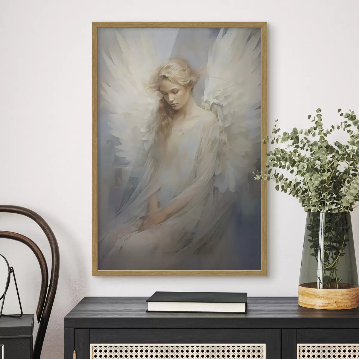 Poster Engel Abstraktion f46681