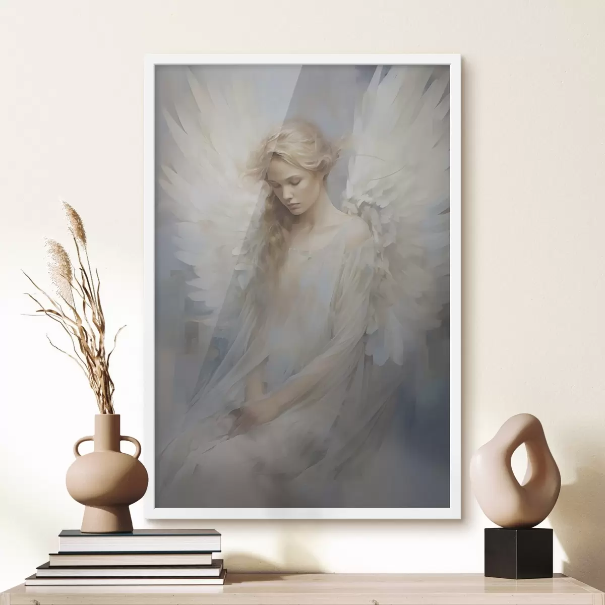 Poster Engel Abstraktion f46681