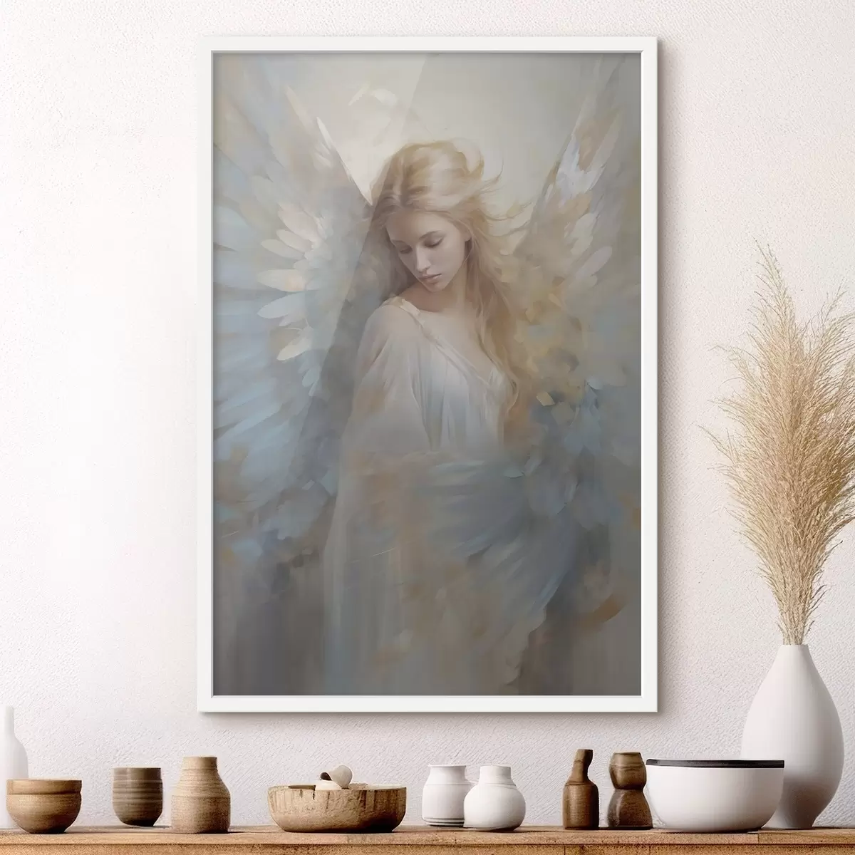 Poster Engel abstrakte Malerei Imitation f46682