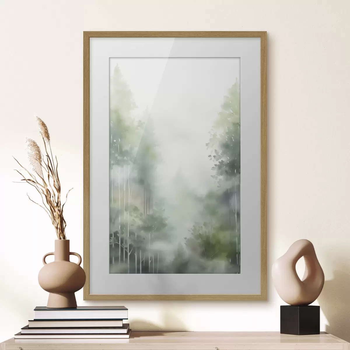 Poster Wald und Zartheit f46689