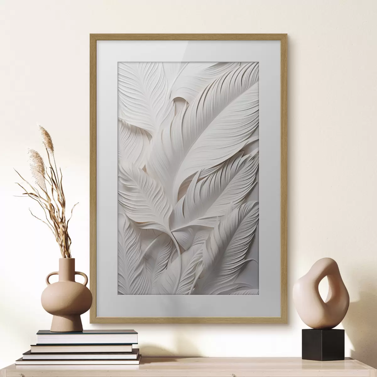 Poster Weißes Rascheln f46706