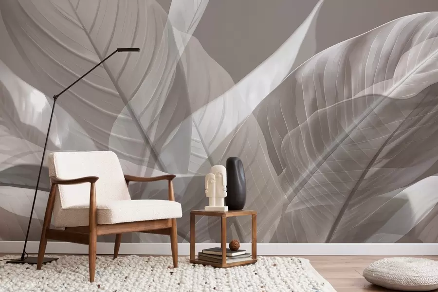 Fototapete Große Blätter w04901v2