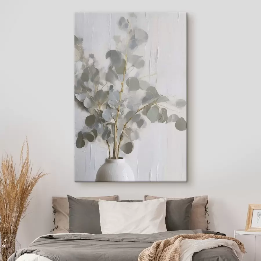 Fototapete Zweige in einer Vase – Imitationsgemälde s46719