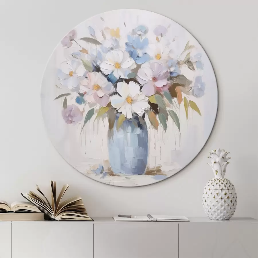 Fototapete Blumen in einer Vase – Imitationsgemälde r46714
