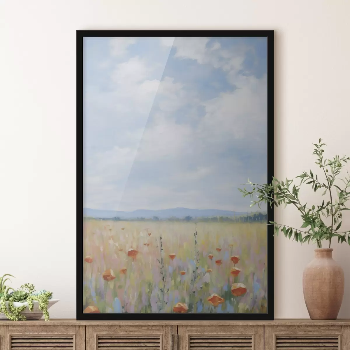 Poster Feldimitationsmalerei f46715