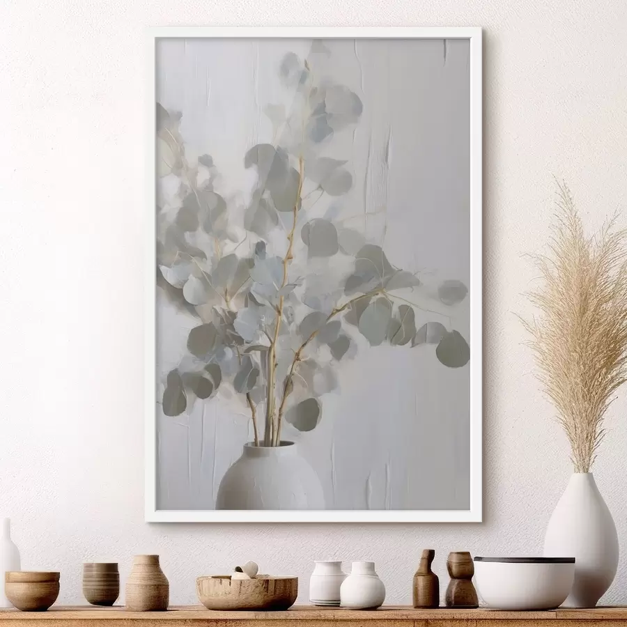 Fototapete Zweige in einer Vase – Imitationsgemälde f46719