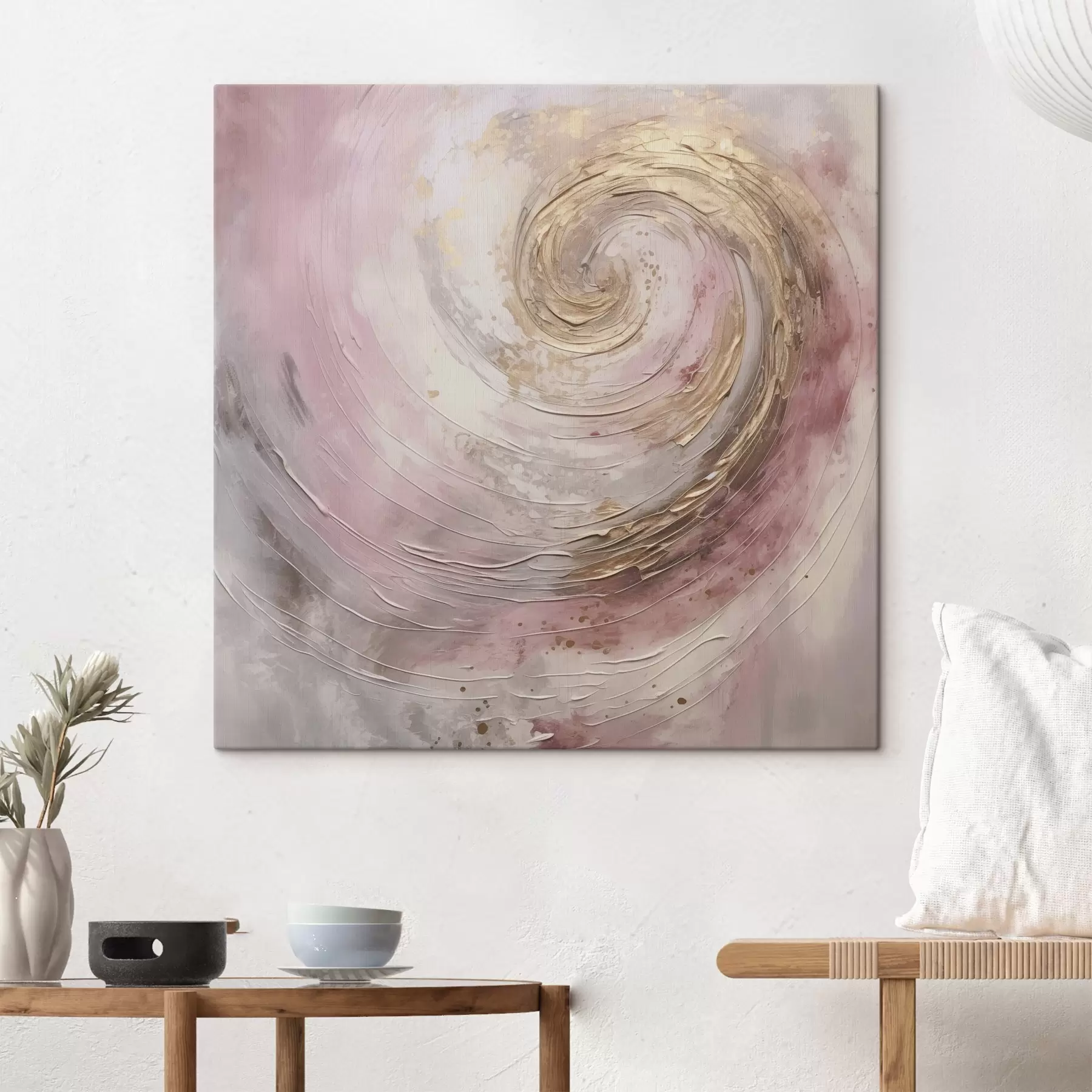 Fototapete Abstrakter Wirbel, Gemäldeimitation s46745