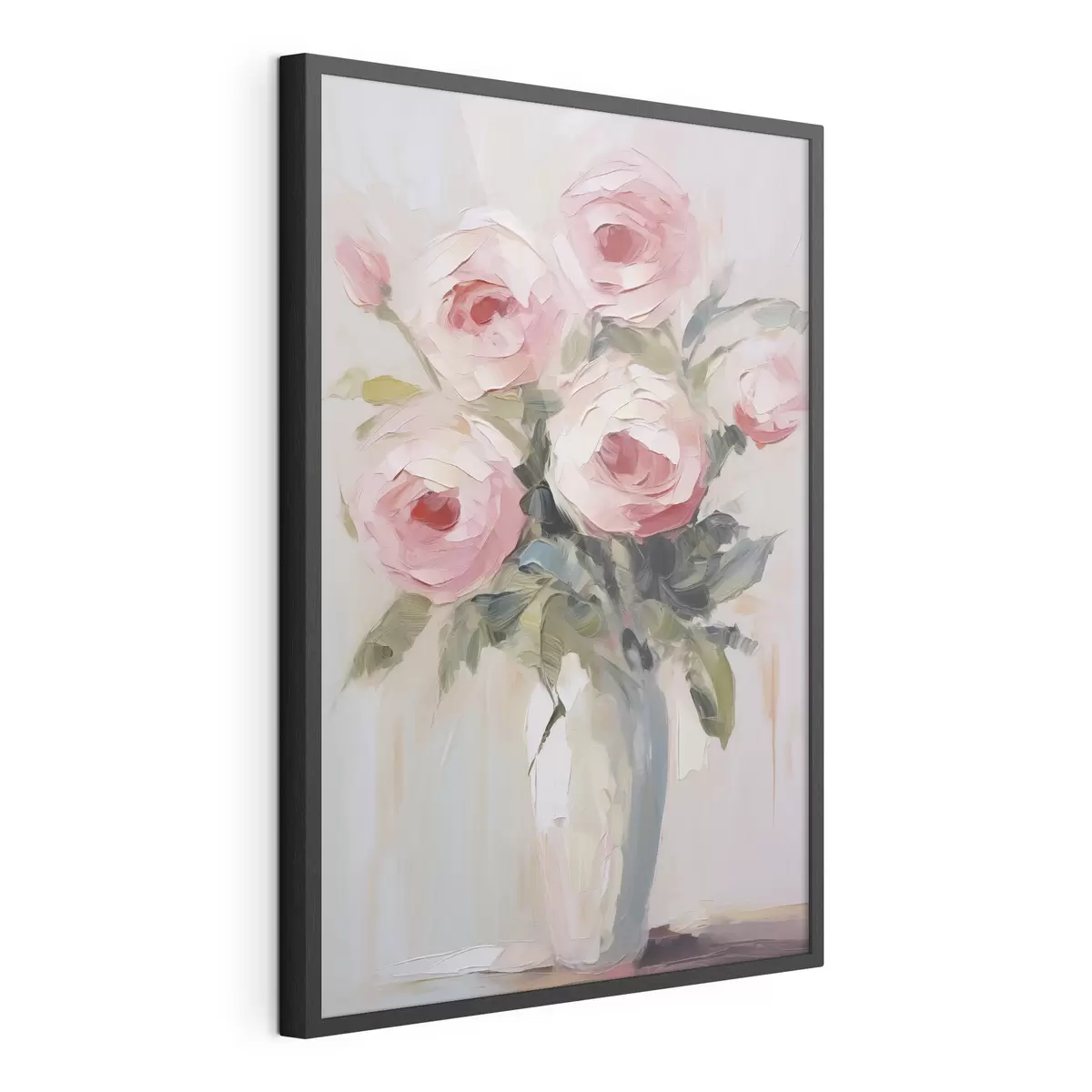Poster Rosen in einer Vase, Imitationsgemälde f46742