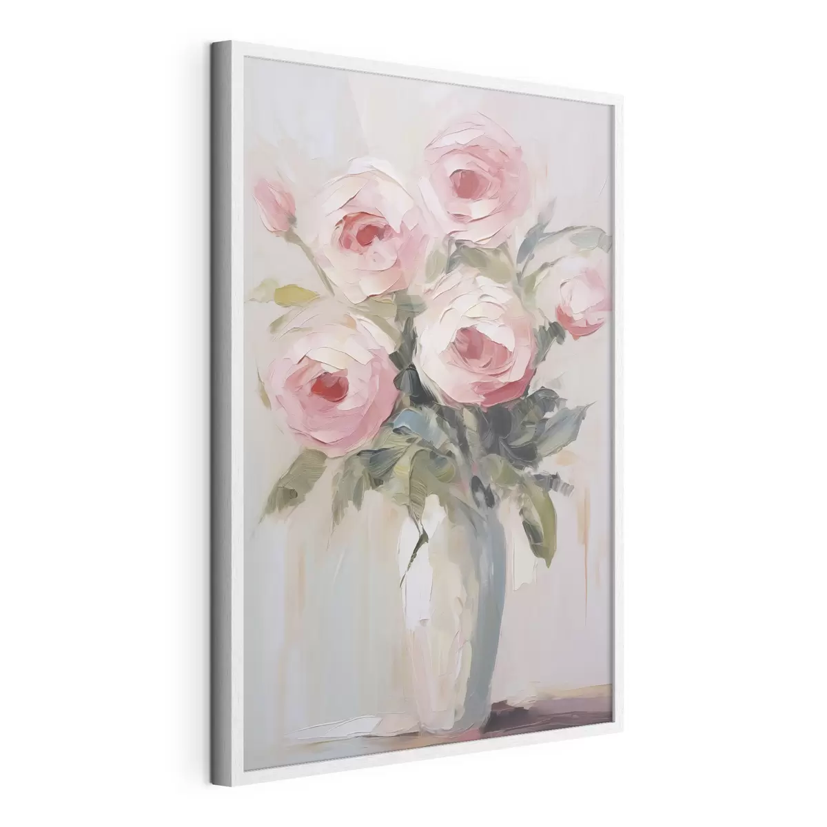 Poster Rosen in einer Vase, Imitationsgemälde f46742