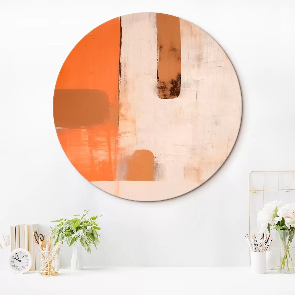 Runde Wandbilder Abstrakte Zusammensetzung r46726