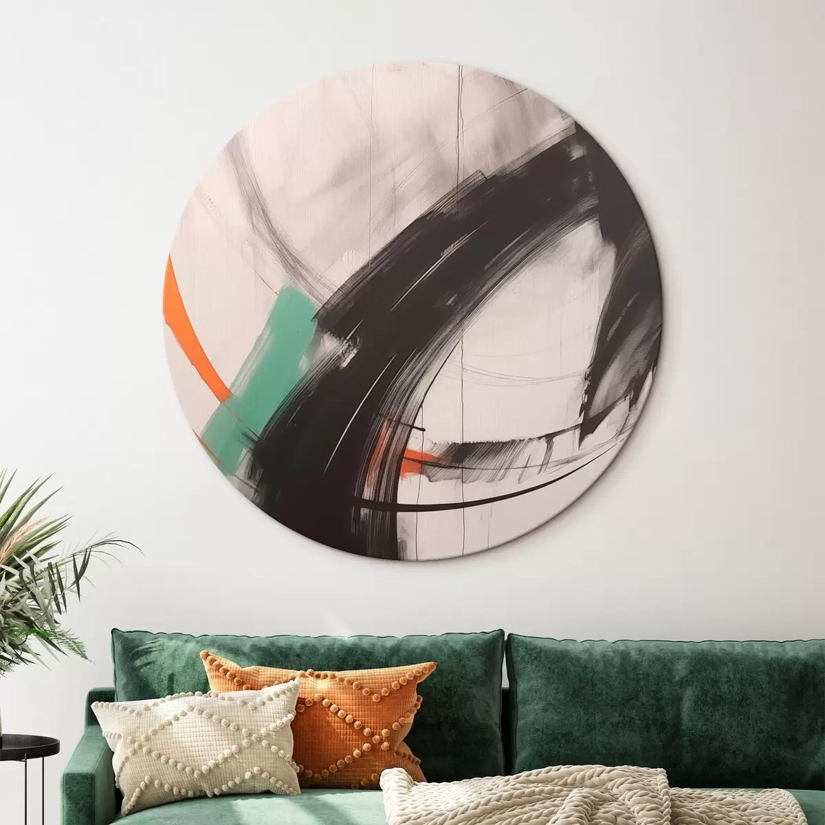 Runde Wandbilder Abstrakt r46728