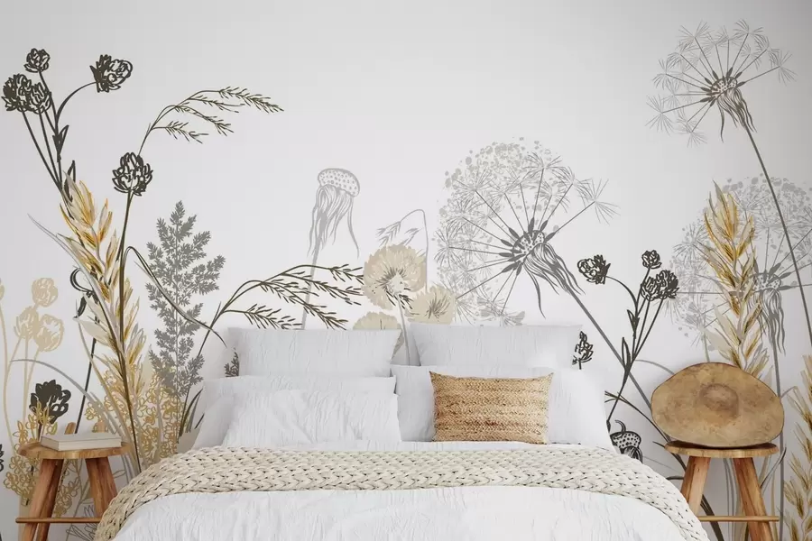 Fototapete Wildblumen w04943v1