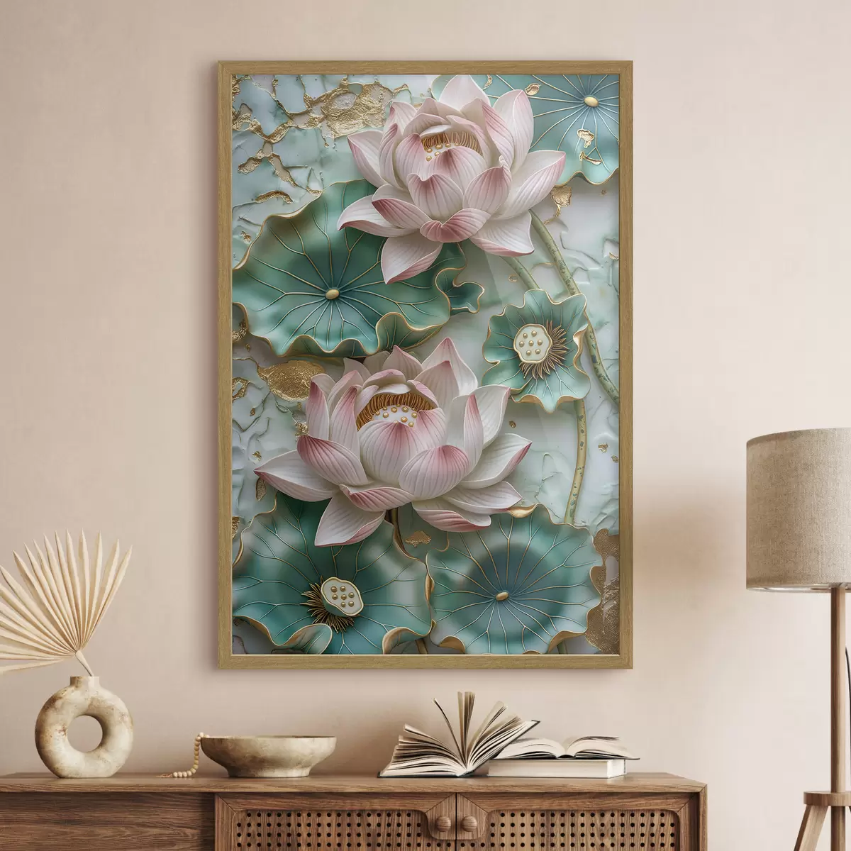 Poster Lotusblumen f46798