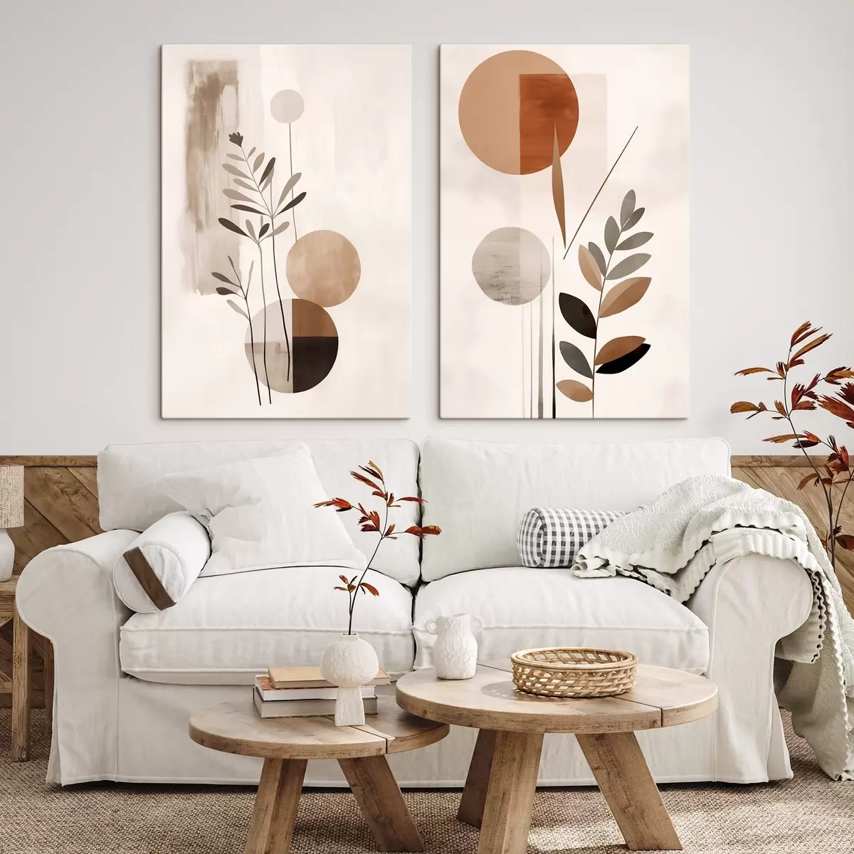 Fototapete Abstraktionen mit Pflanzen m01036