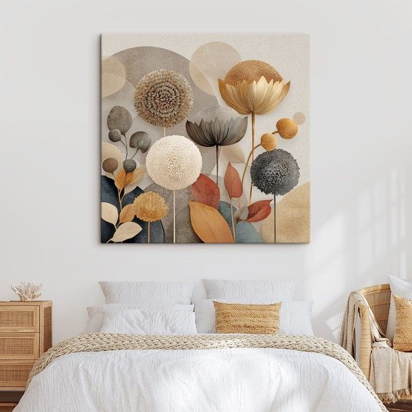 Wandbild Abstrakte Blumen, Leinwandbilder Blumen und Pflanzen, s46788 : Uwalls.de