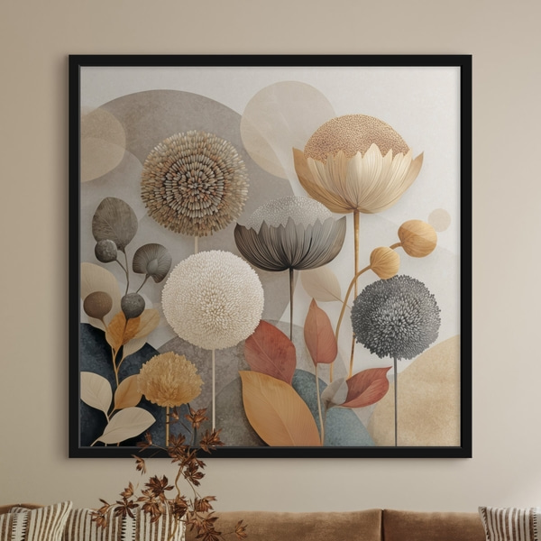 Poster Abstrakte Blumen, Posters Blumen und Pflanzen, f46788 : Uwalls