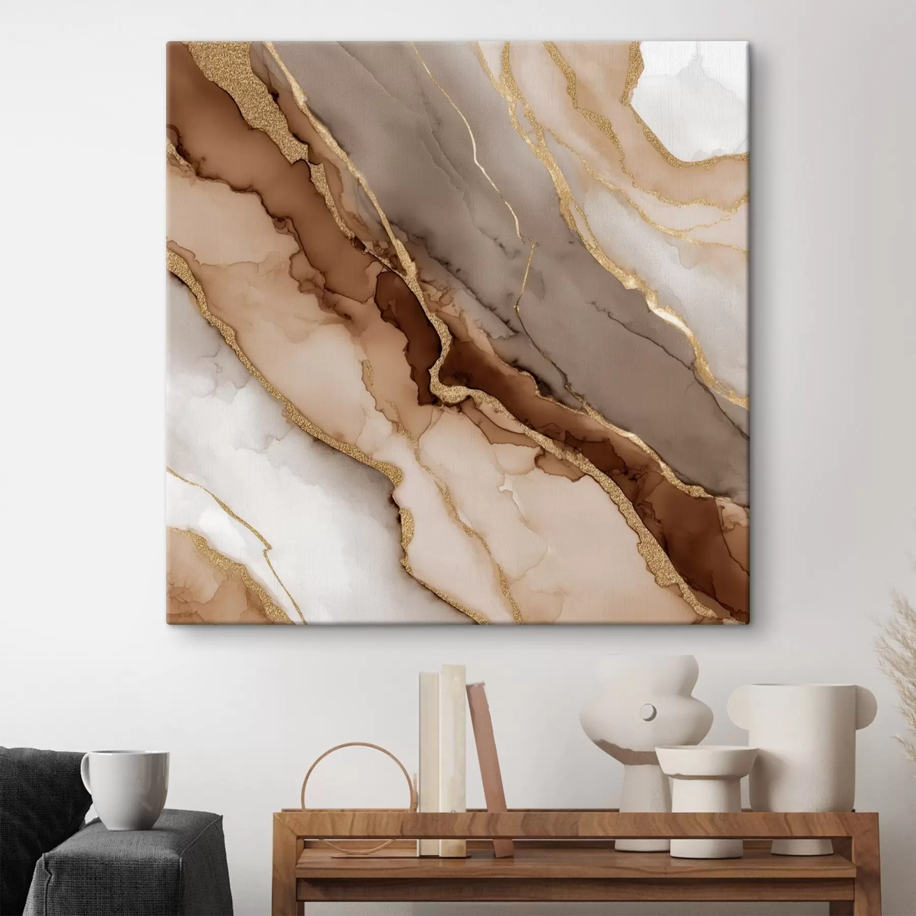 Fototapete Strukturiertes Steinmotiv in künstlerischem Stil s46643