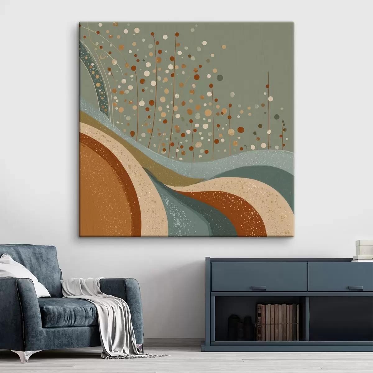 Fototapete Komposition mit dekorativen kleinen Elementen s46653